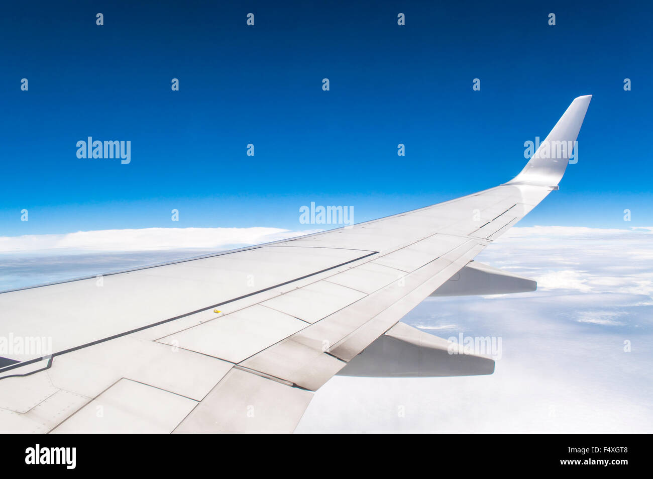 View from plane wing boeing hi-res stock photography and images - Alamy
