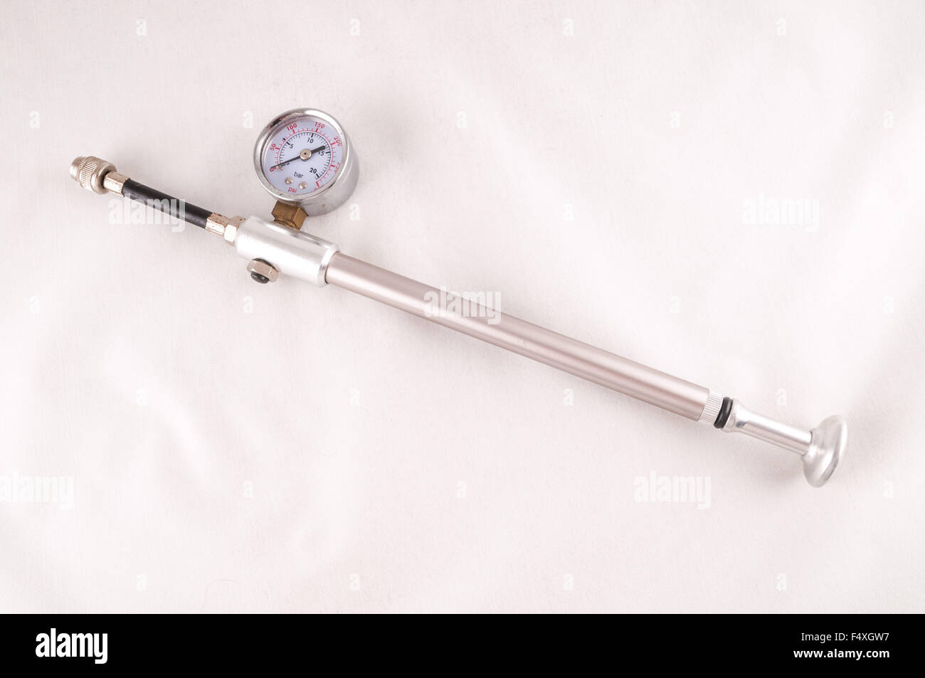 Bicycle Hand Pump Stock Photo Alamy