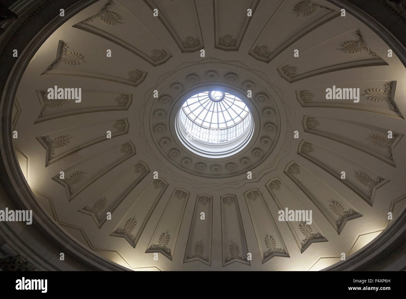 ceiling of federal hall in new york lower manhattan Stock Photo