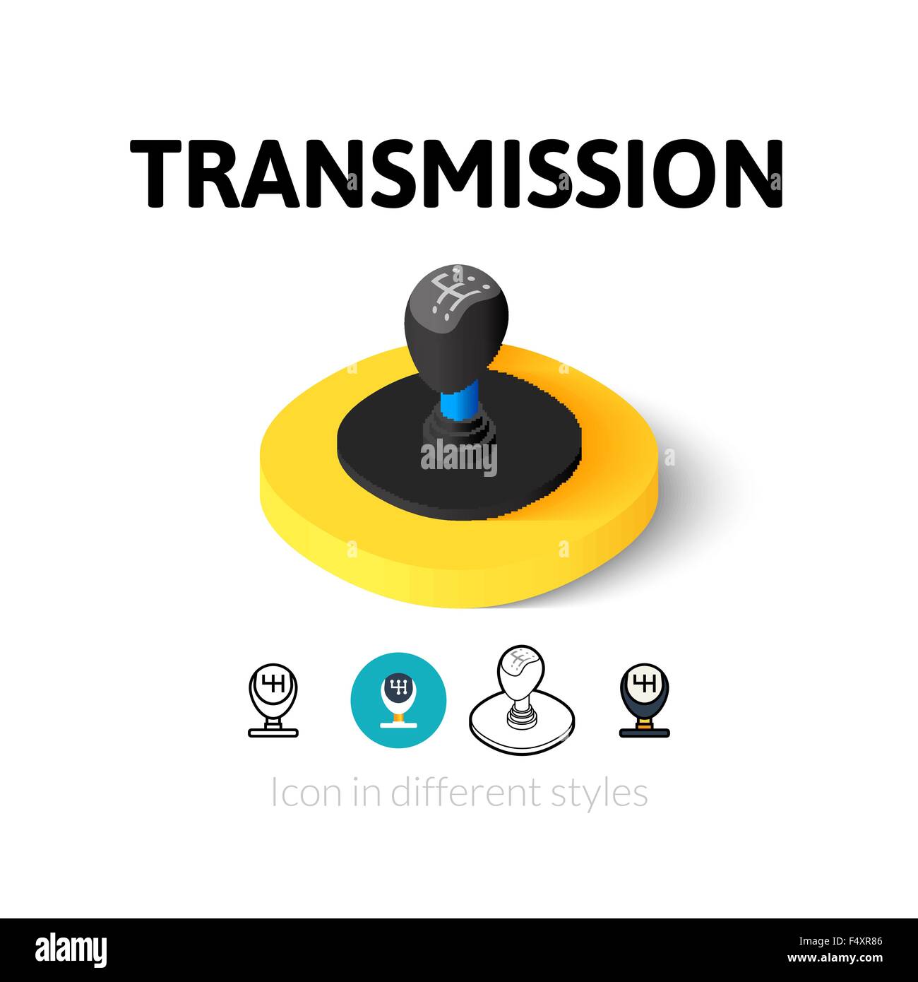 Transmission icon in different style Stock Vector Image & Art - Alamy