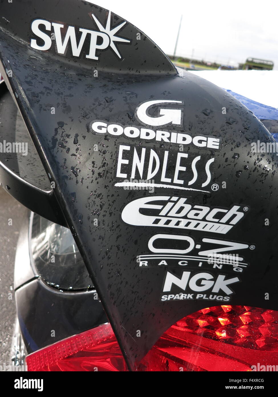 Ford Fiesta RS WRC world rally Car 2015 driven by Elfyn Evans and co ...