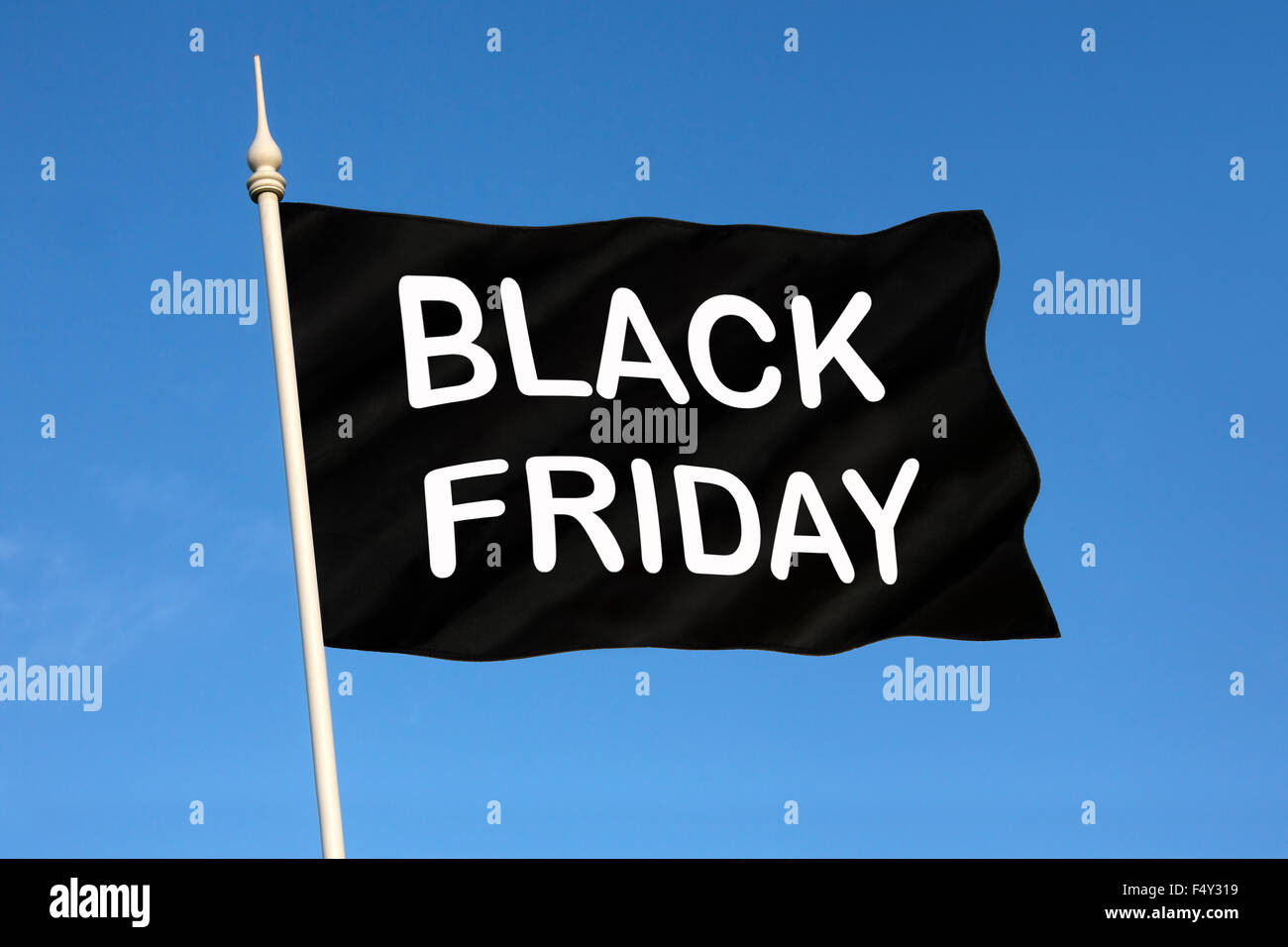 Shopping - Trading - the day after Thanksgiving, the first day of traditional Christmas shopping Stock Photo
