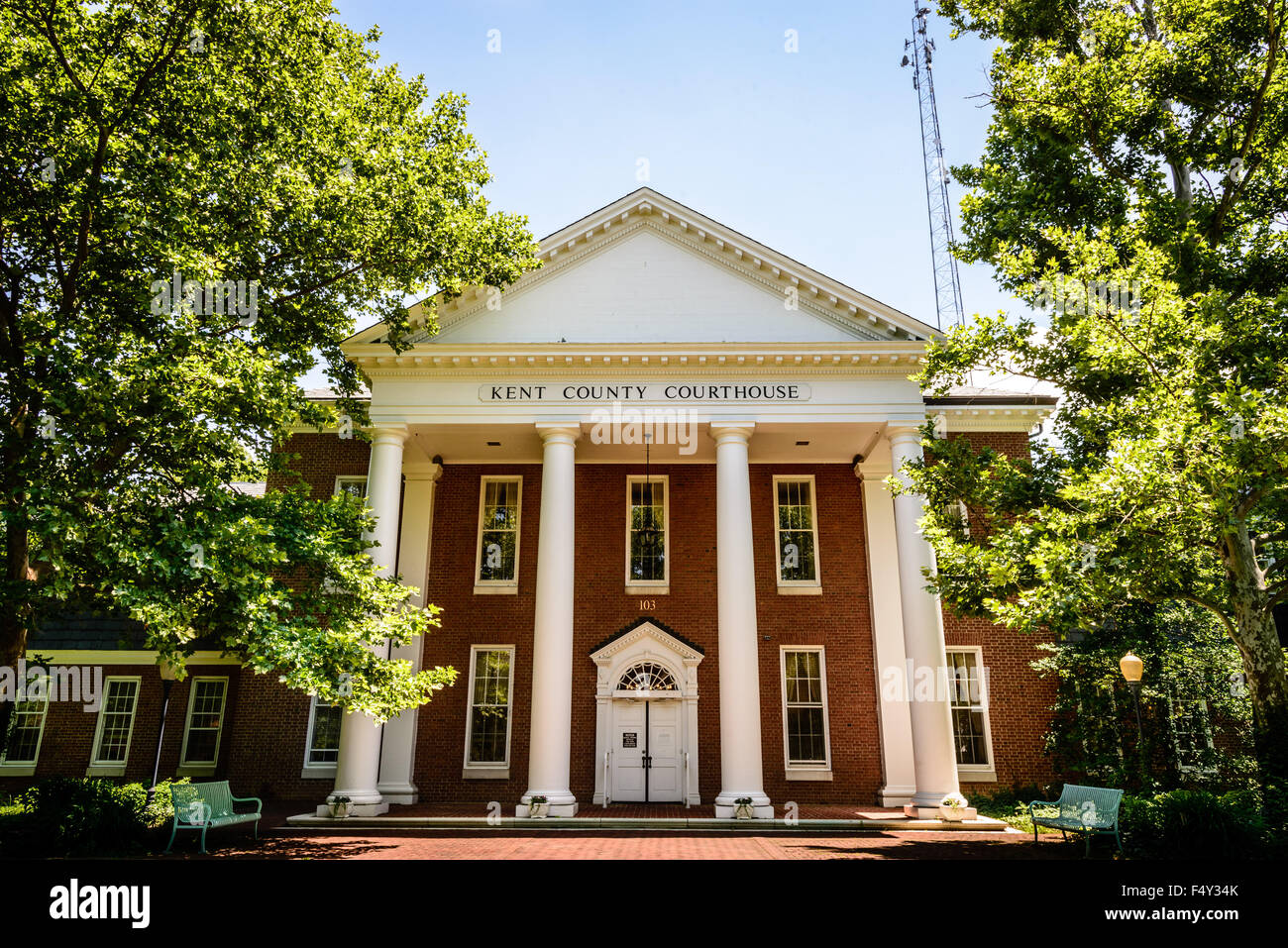 Kent County Courthouse, 103 North Cross Street, Chestertown, Maryland Stock Photo Alamy