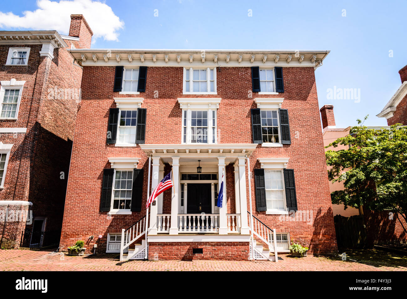 Baldwin Apartments, 105 Water Street, Chestertown, Maryland Stock Photo