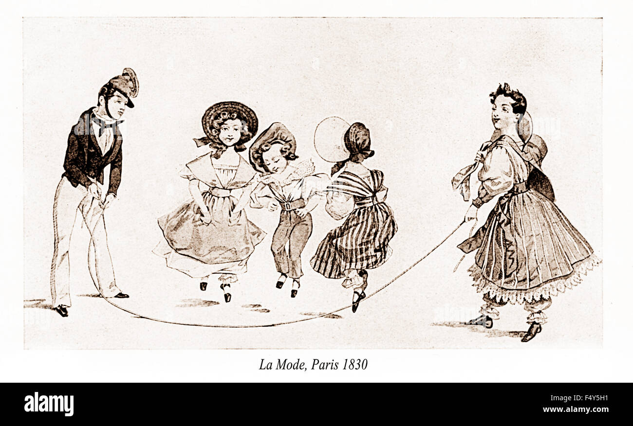 Girls jump rope vintage hi-res stock photography and images - Alamy