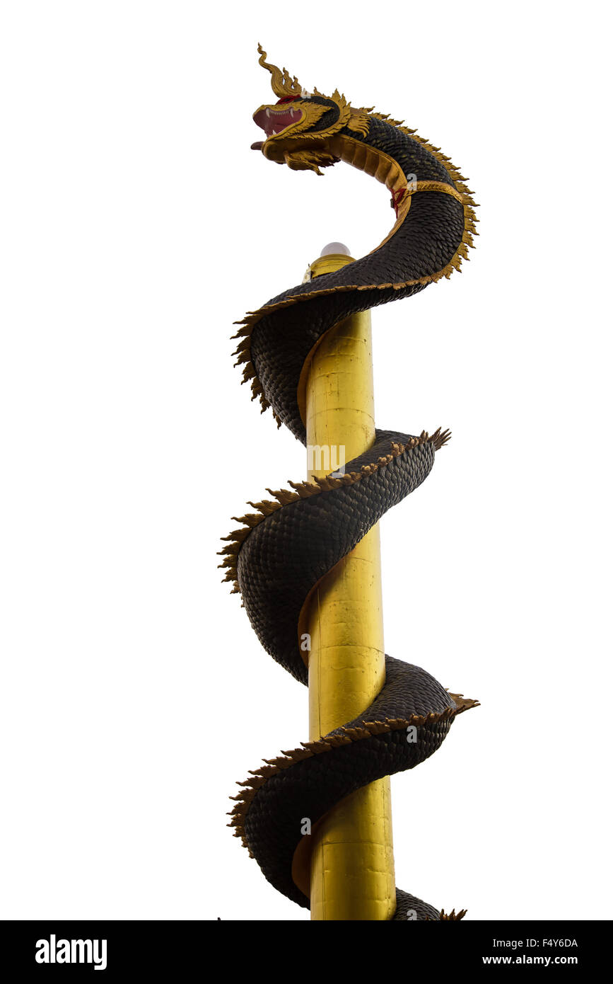 Dragon pillars in the sunset. Shrine Stock Photo Alamy