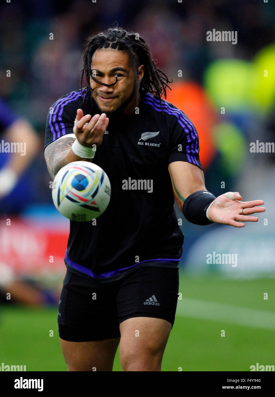 Ma'a Nonu South Africa V New Zealand South Africa V New Zealand, Rugby World Cup 2015 Twickenham, London, England 24 October 2015 Rugby World Cup 2015, Semi Finals Twickenham Stadium, London, England Credit:  Allstar Picture Library/Alamy Live News Stock Photo