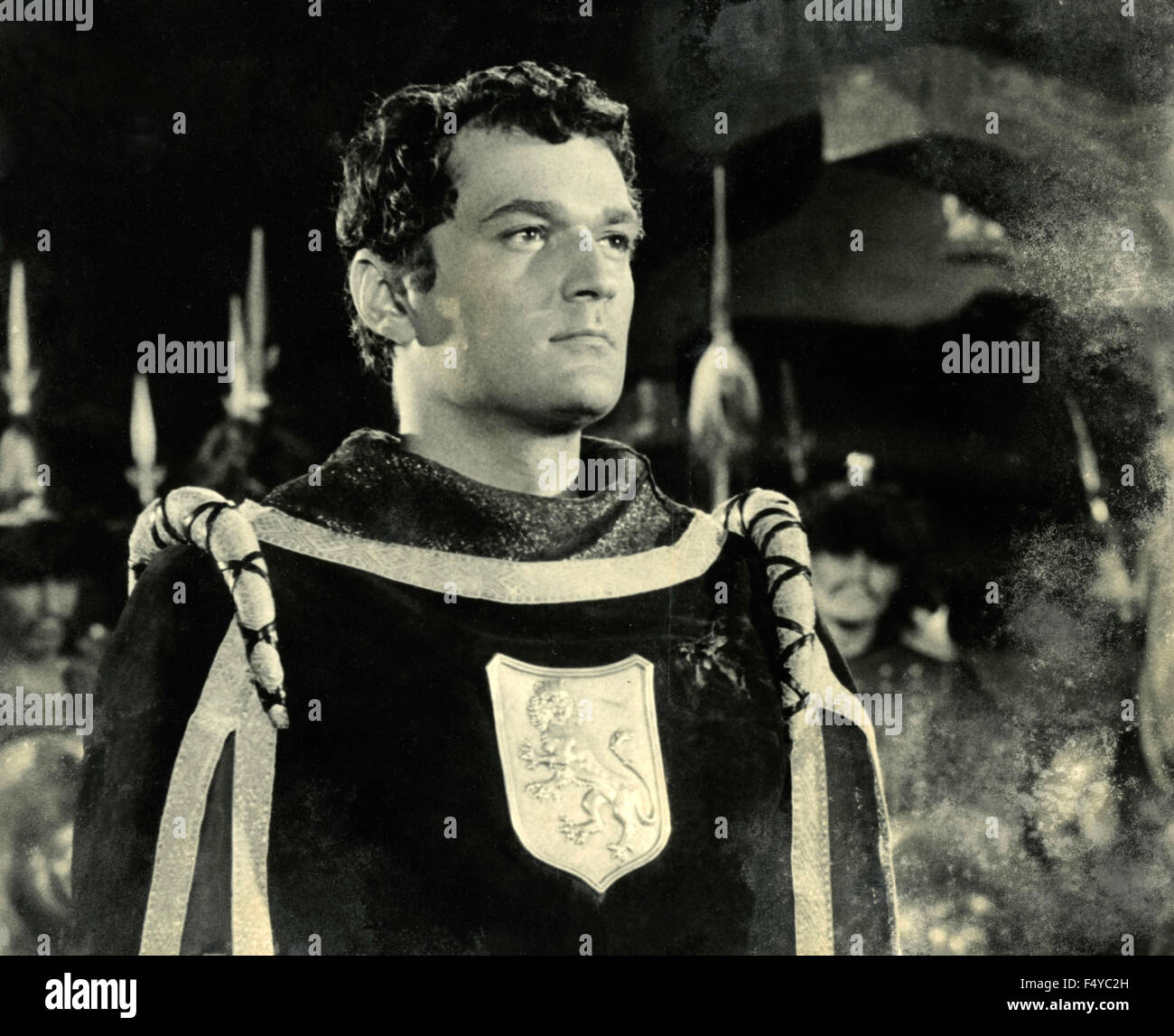 The French actor Jean Claudio in a scene from the film "The Lancers blacks  Stock Photo - Alamy