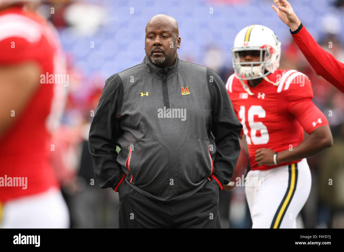Baltimore Md Usa 24th Oct 2015 Maryland Terrapins