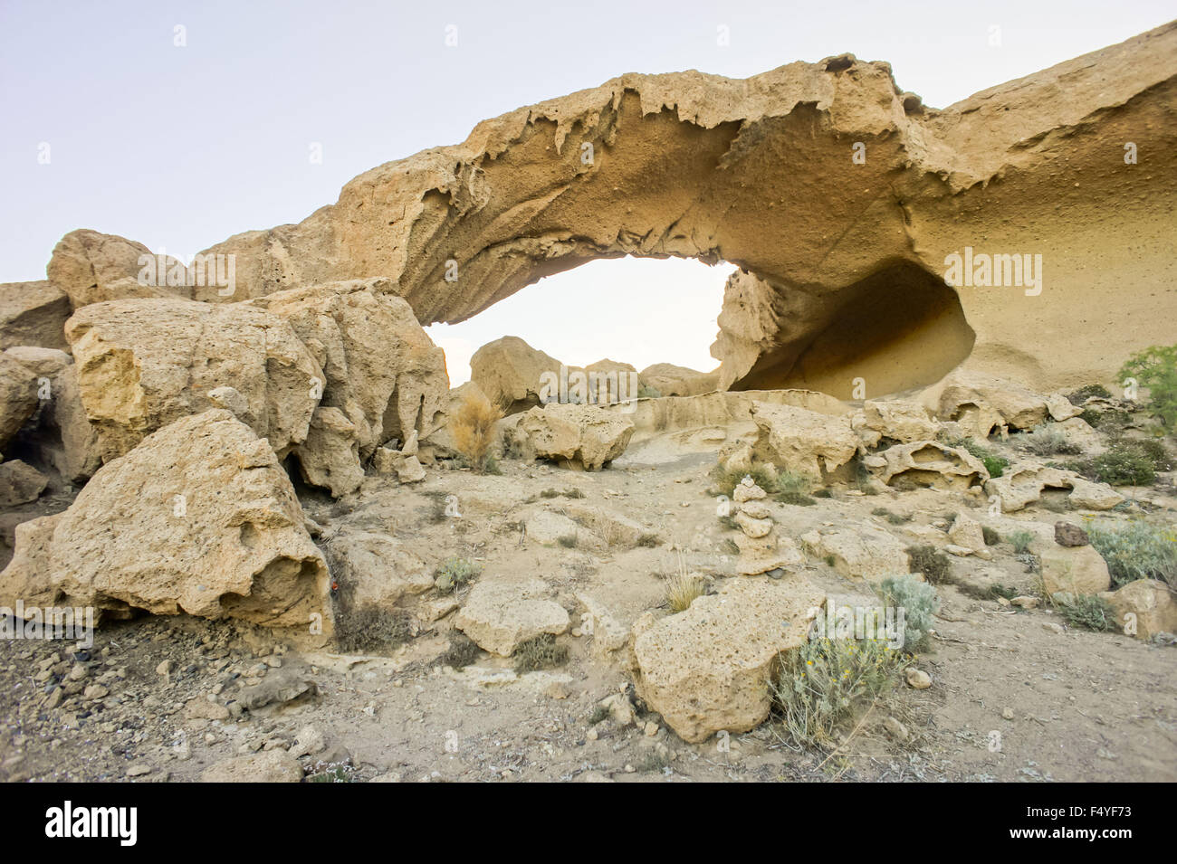 Natural Arch in the Desert Stock Photo - Alamy