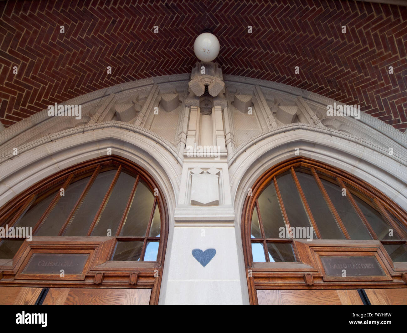 Thorvaldson building front doors entrance gothic architecture