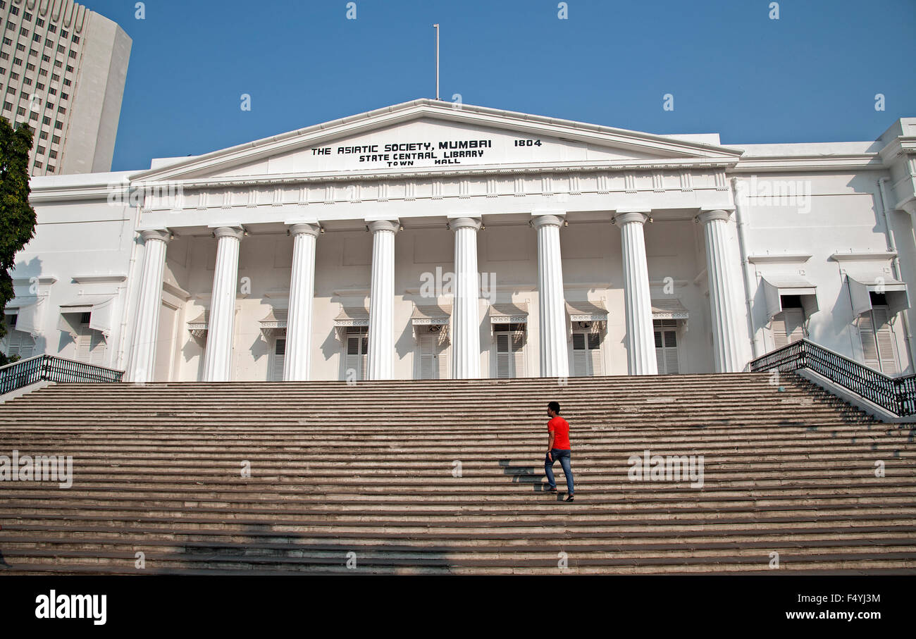 The image of asiatic Society Library was taken in Mumbai, India Stock Photo