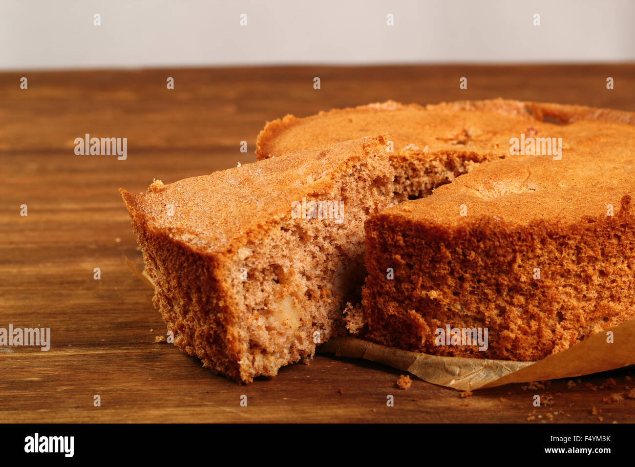 Apple Sponge Cake Stock Photo - Alamy
