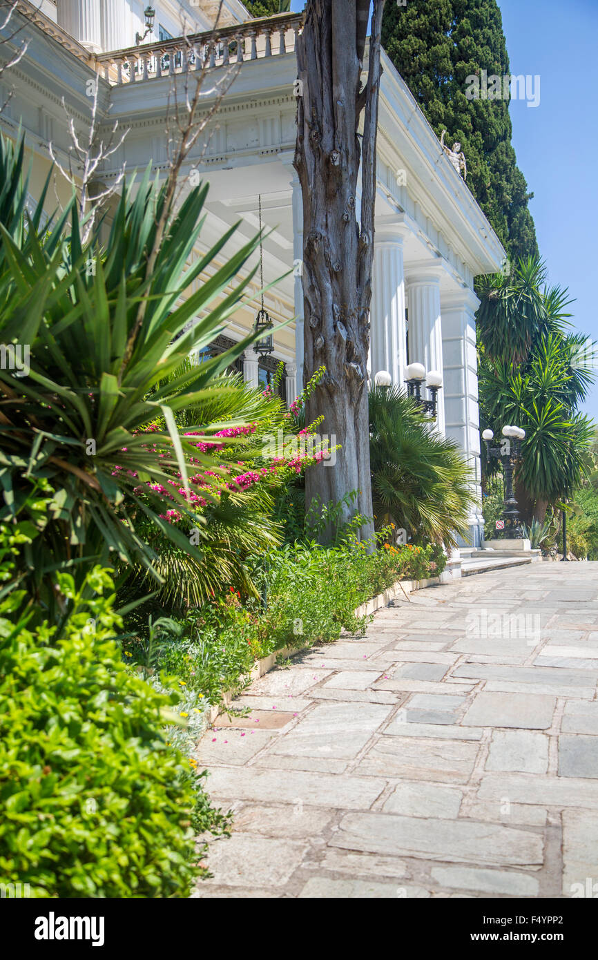 achilleion-at-corfu-greece-stock-photo-alamy