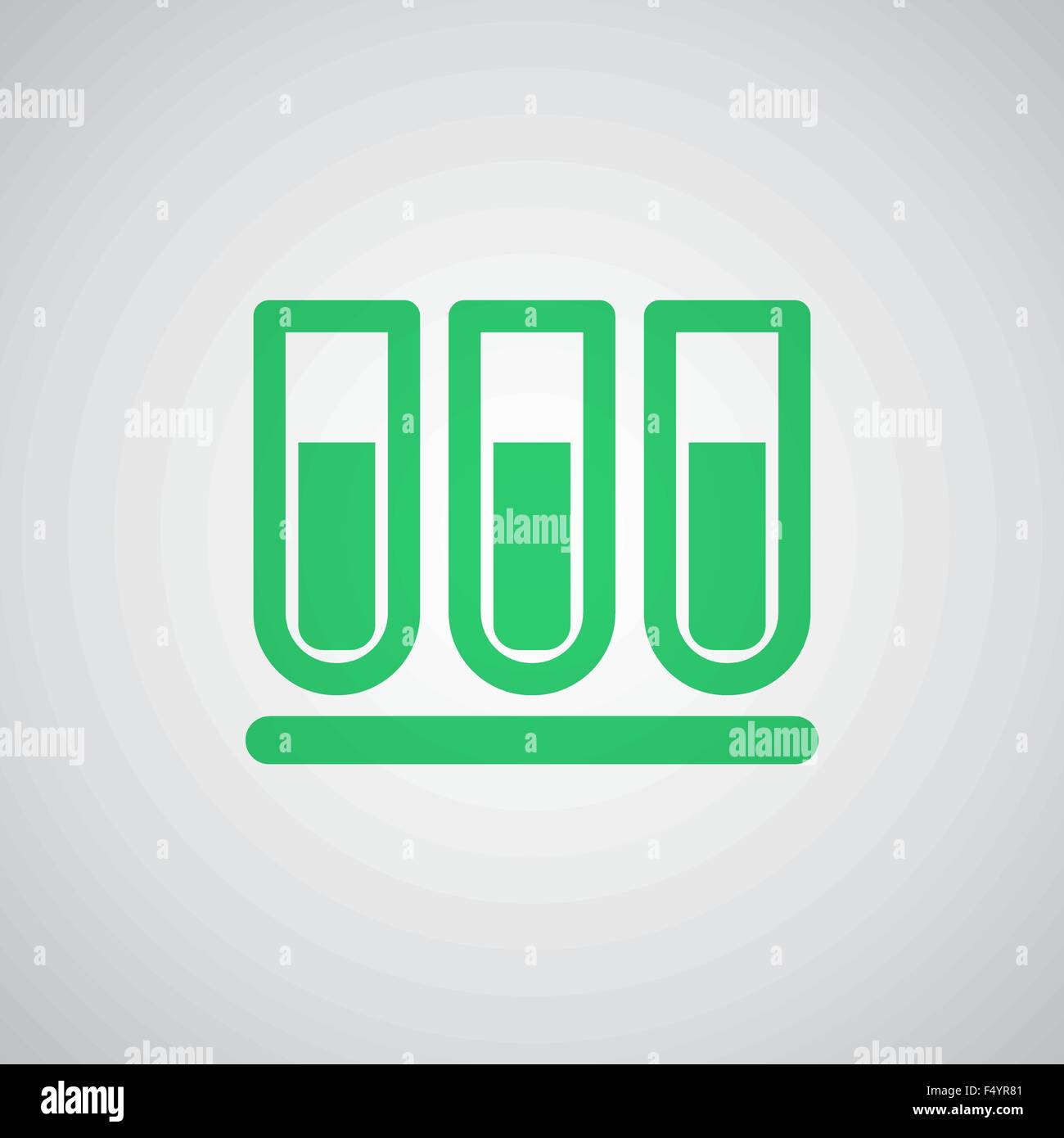 Flat green Test Tube icon Stock Vector Image & Art - Alamy