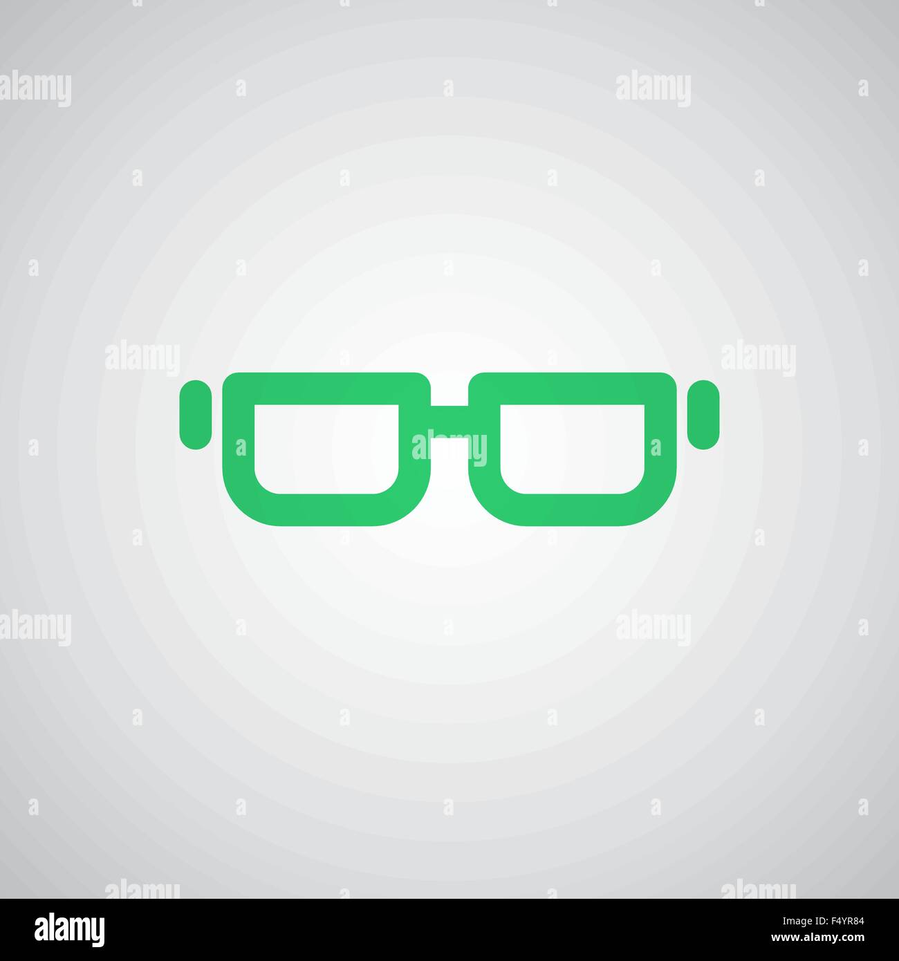 Flat green Glasses icon Stock Vector Image & Art - Alamy