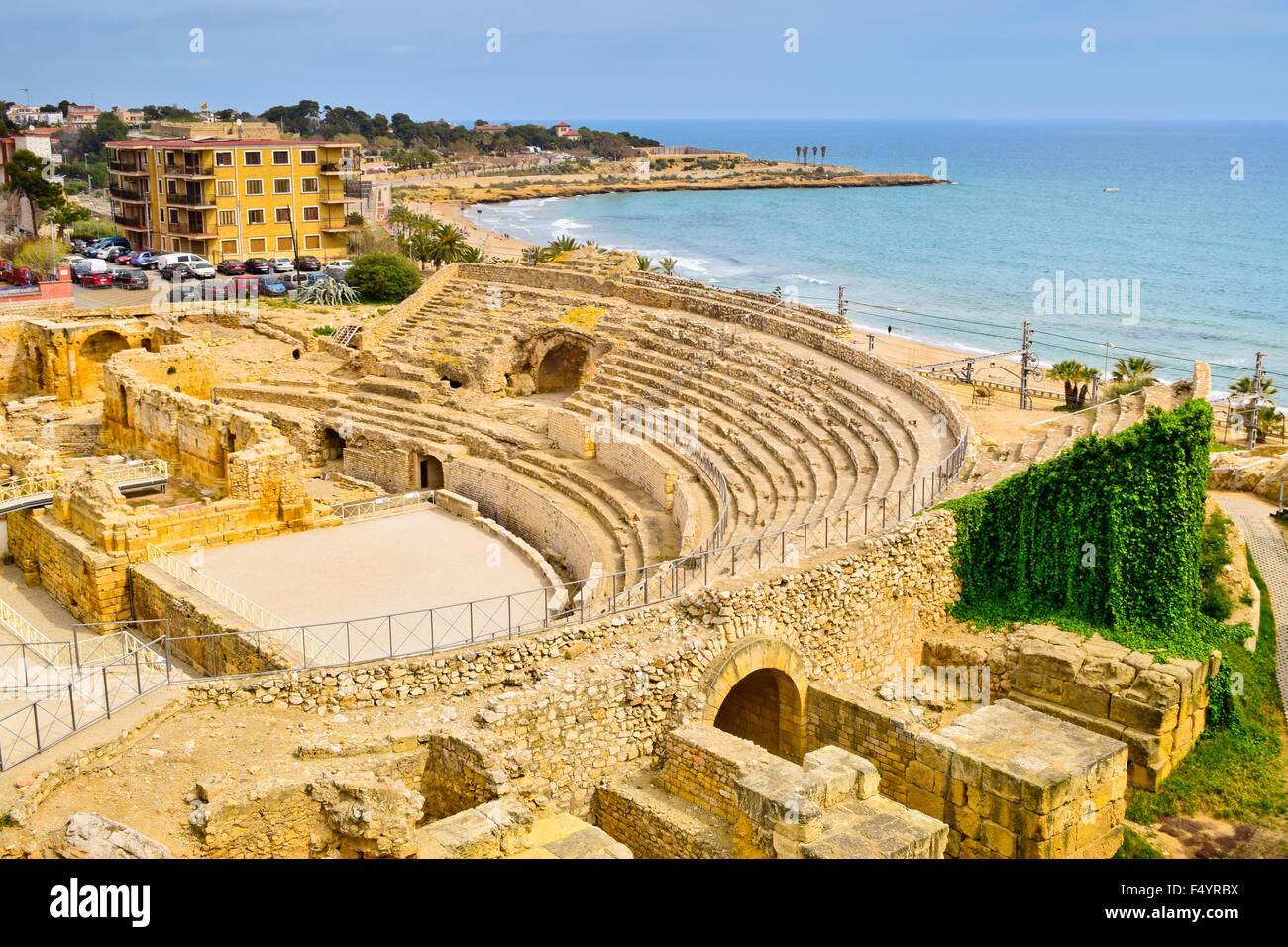 Roman amphitheater. UNESCO World Heritage Site. Tarragona, Catalonia
