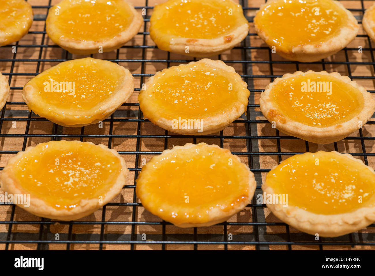lemon curd jam pie tart tarts ready for eating homemade hot out of oven