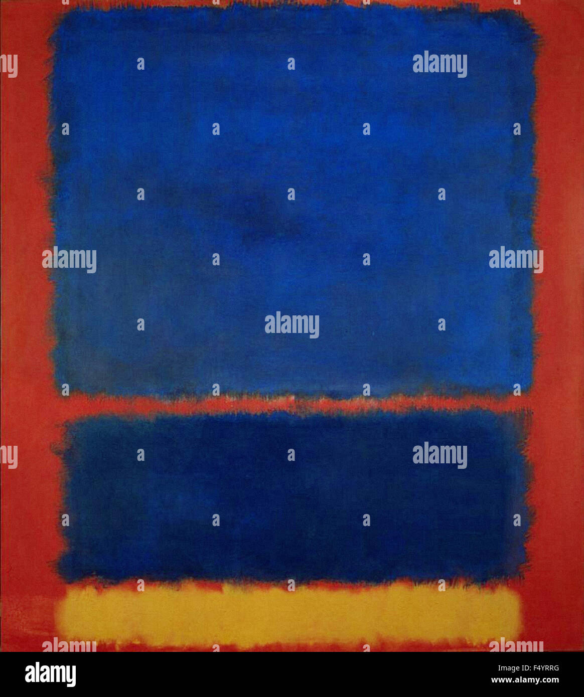 Mark Rothko - Blue, Orange, Red Stock Photo