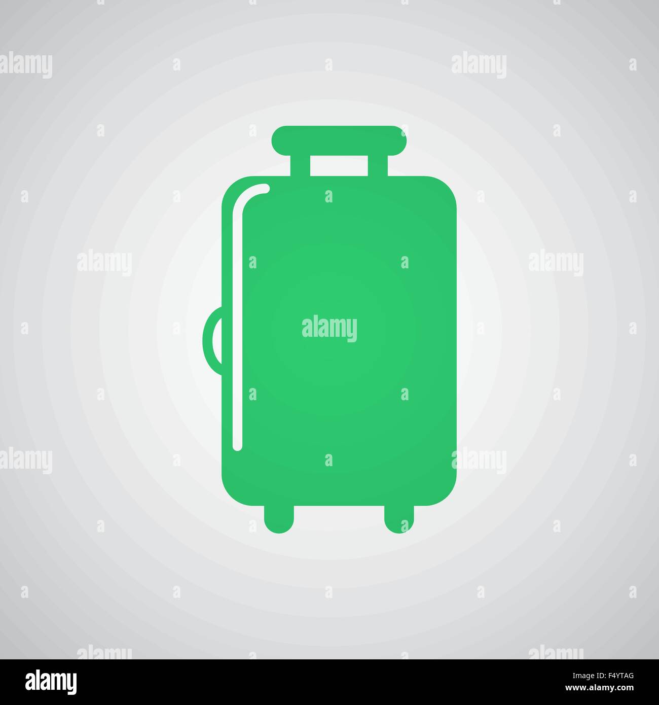 Flat green Luggage icon Stock Vector Image & Art - Alamy