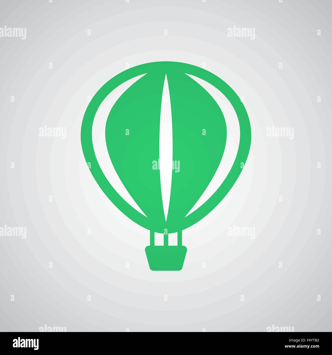 Flat green Air Balloon icon Stock Vector Image & Art - Alamy