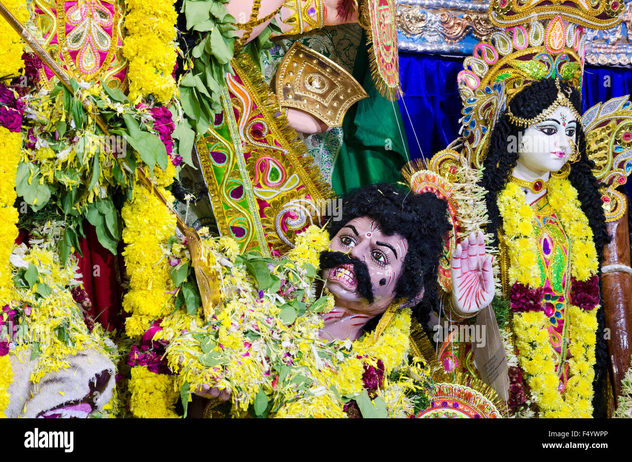 Durga Puja at Chennai, Madras, Tamil Nadu, India, Asia Stock Photo