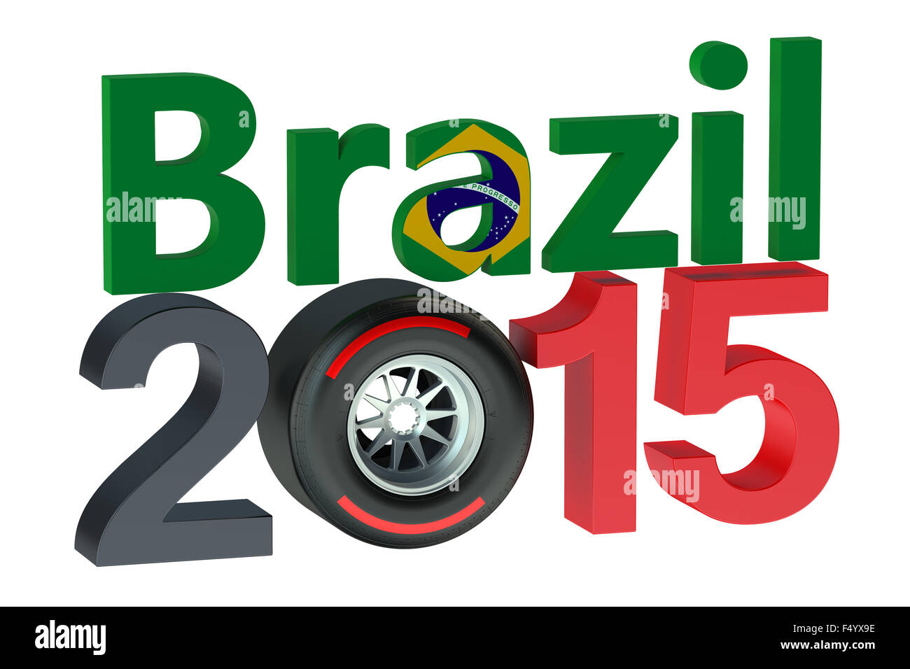F1 Formula 1 Grand Prix in Brazil 2015 Stock Photo