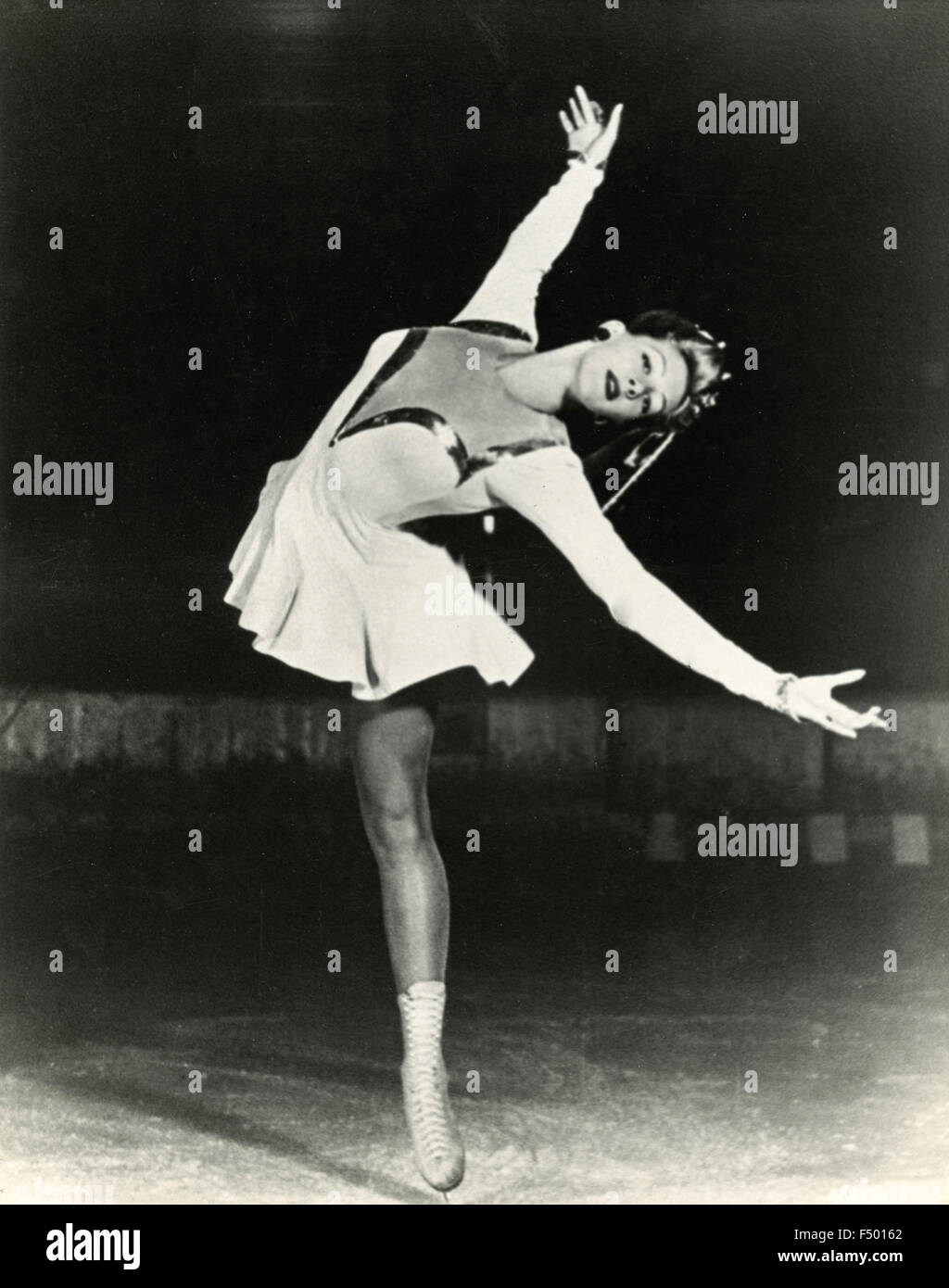 The British dancer and actress Belita in a scene from the film 'Lady, let's dance', USA Stock Photo
