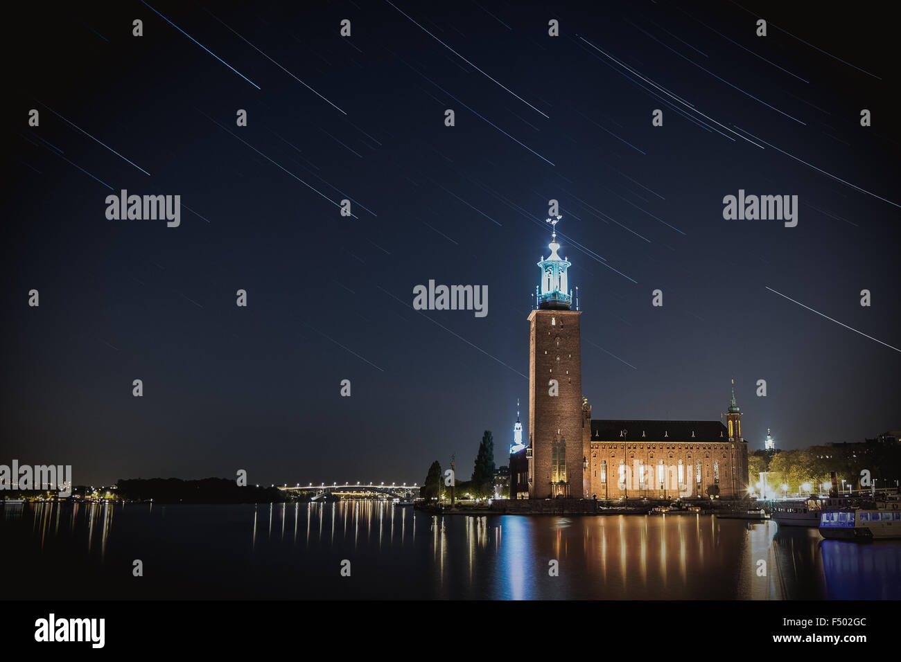Stockholm night photography hi-res stock photography and images - Alamy