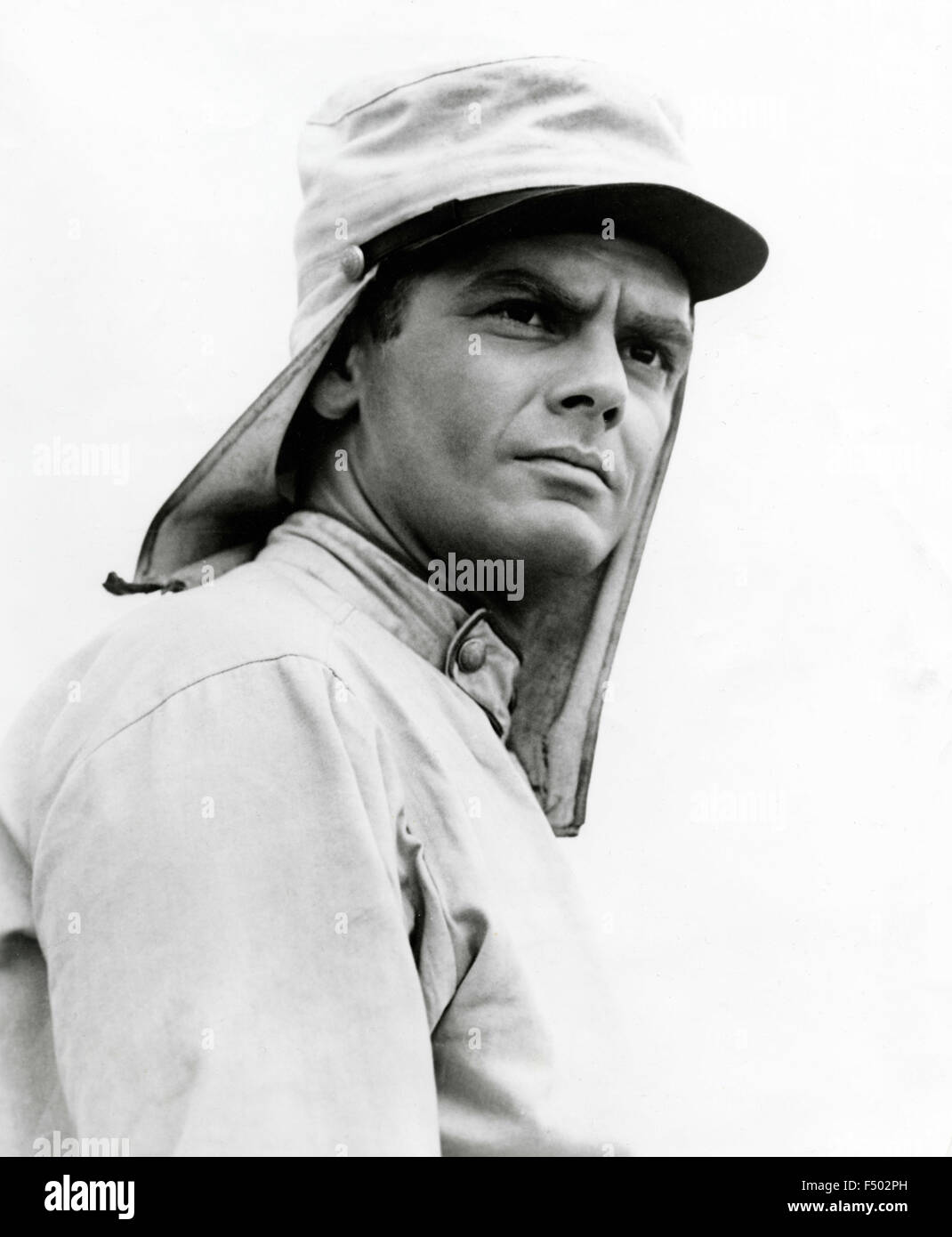 The American actor Guy Stockwell in a scene from the film 'Beau Geste', USA Stock Photo