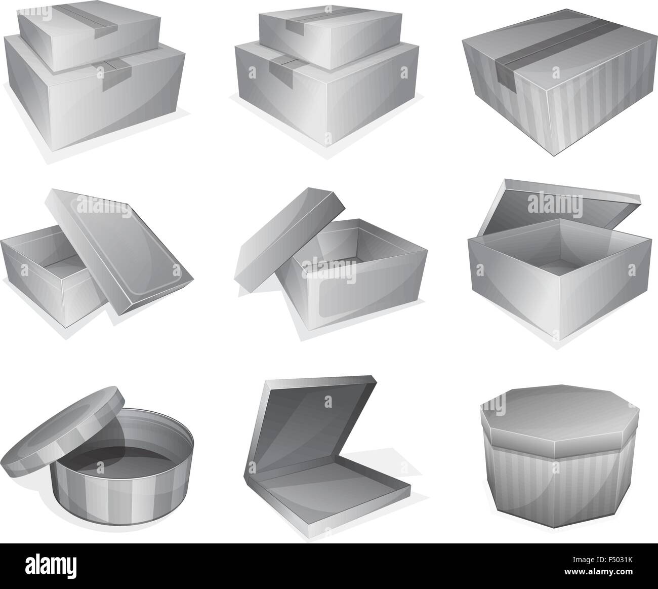 Cardboard parcel icon Stock Vector Image & Art - Alamy