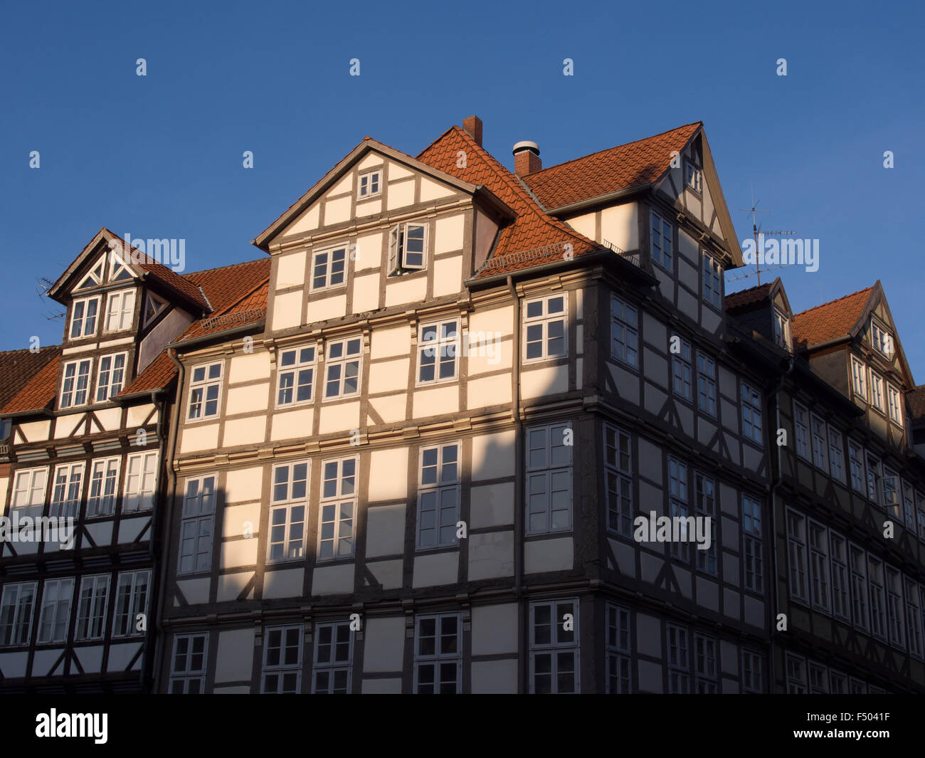 Traditional German architecture in Hanover, Deutschland Stock Photo