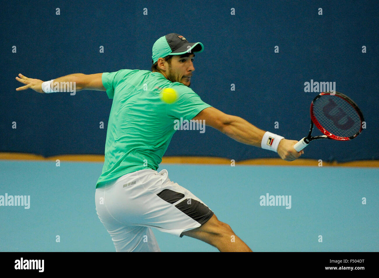 Basel, Switzerland. 25th Oct, 2015. Basel Swiss Indoor Tennis