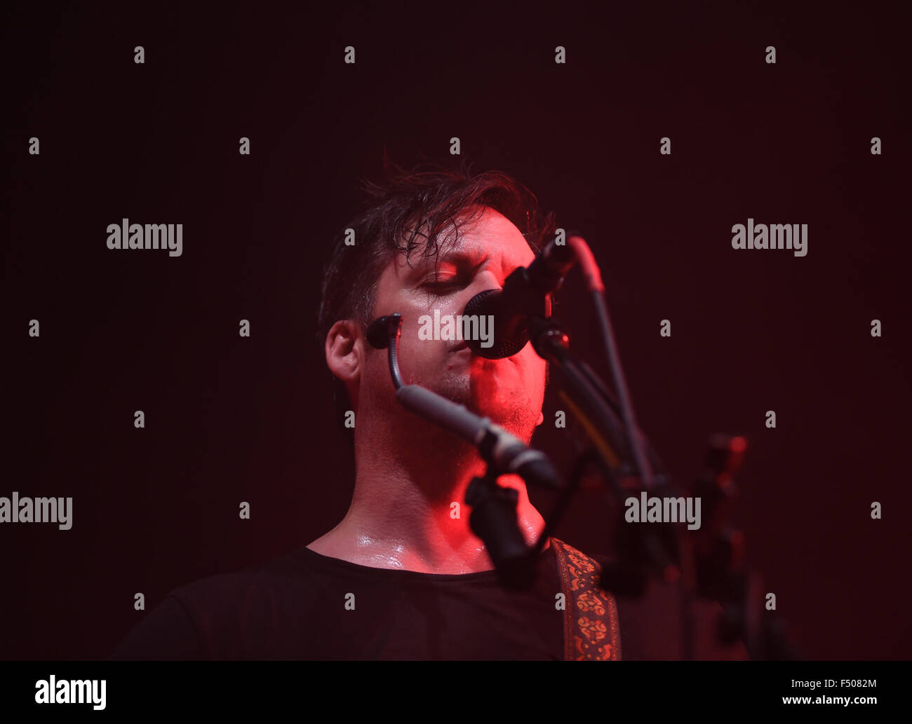 Oct. 24, 2015 - Norfolk, VIRGINIA, USA - MODEST MOUSE comes to the CONSTANT CENTER at OLD DOMINION UNIVERSITY  in NORFOLK, VIRGINIA on 24 OCTOBER 2015. (Credit Image: © Jeff Moore via ZUMA Wire) Stock Photo
