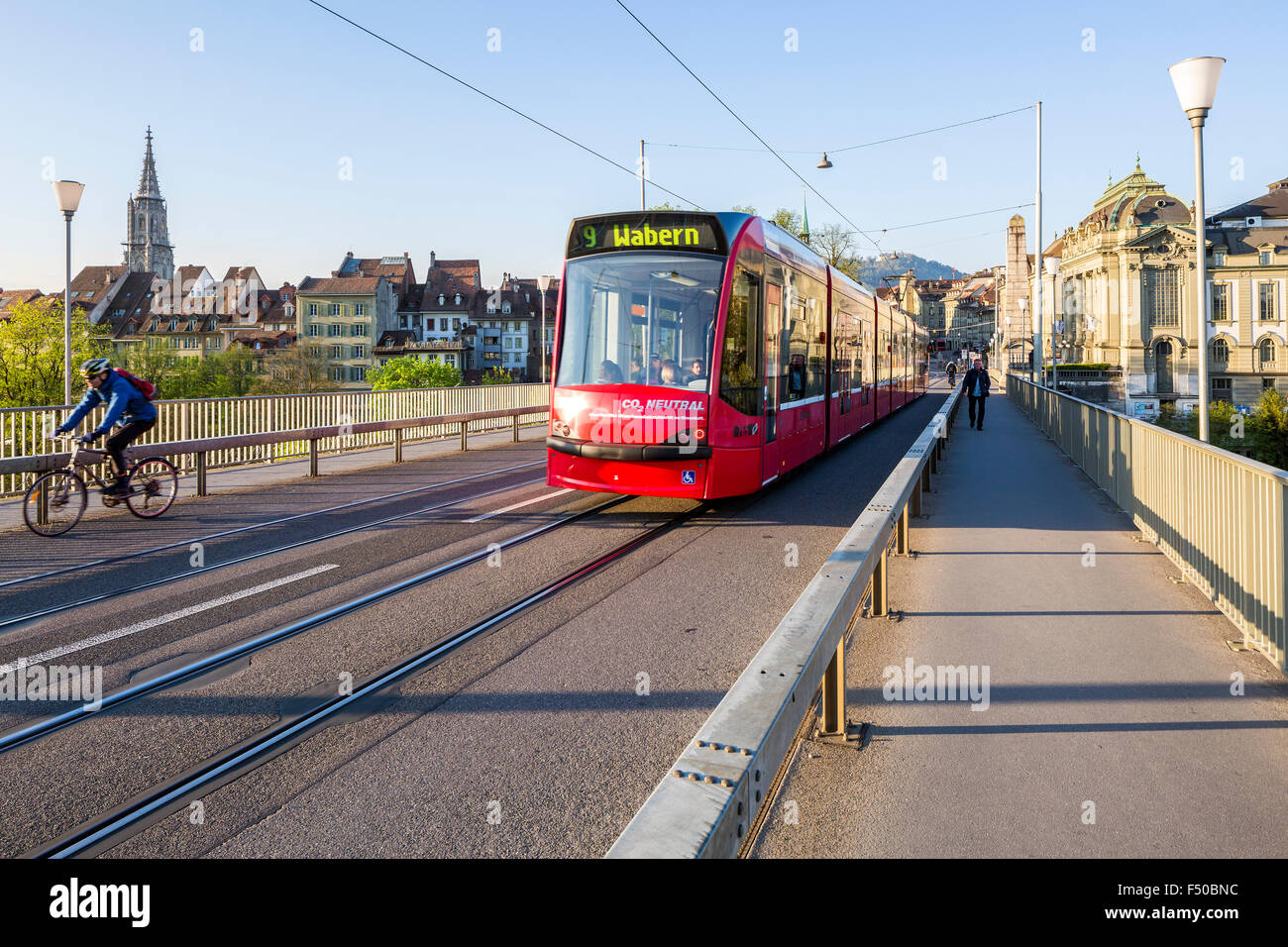 Old Town of Bern city, Switzerland, Europe. Stock Photo