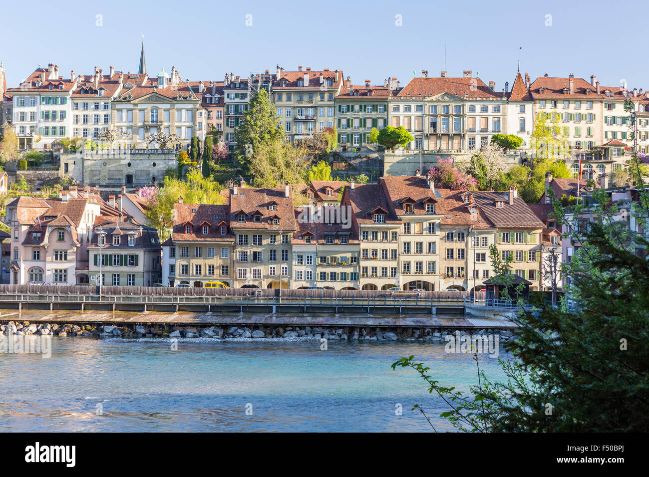 Old Town of Bern city, Switzerland, Europe. Stock Photo