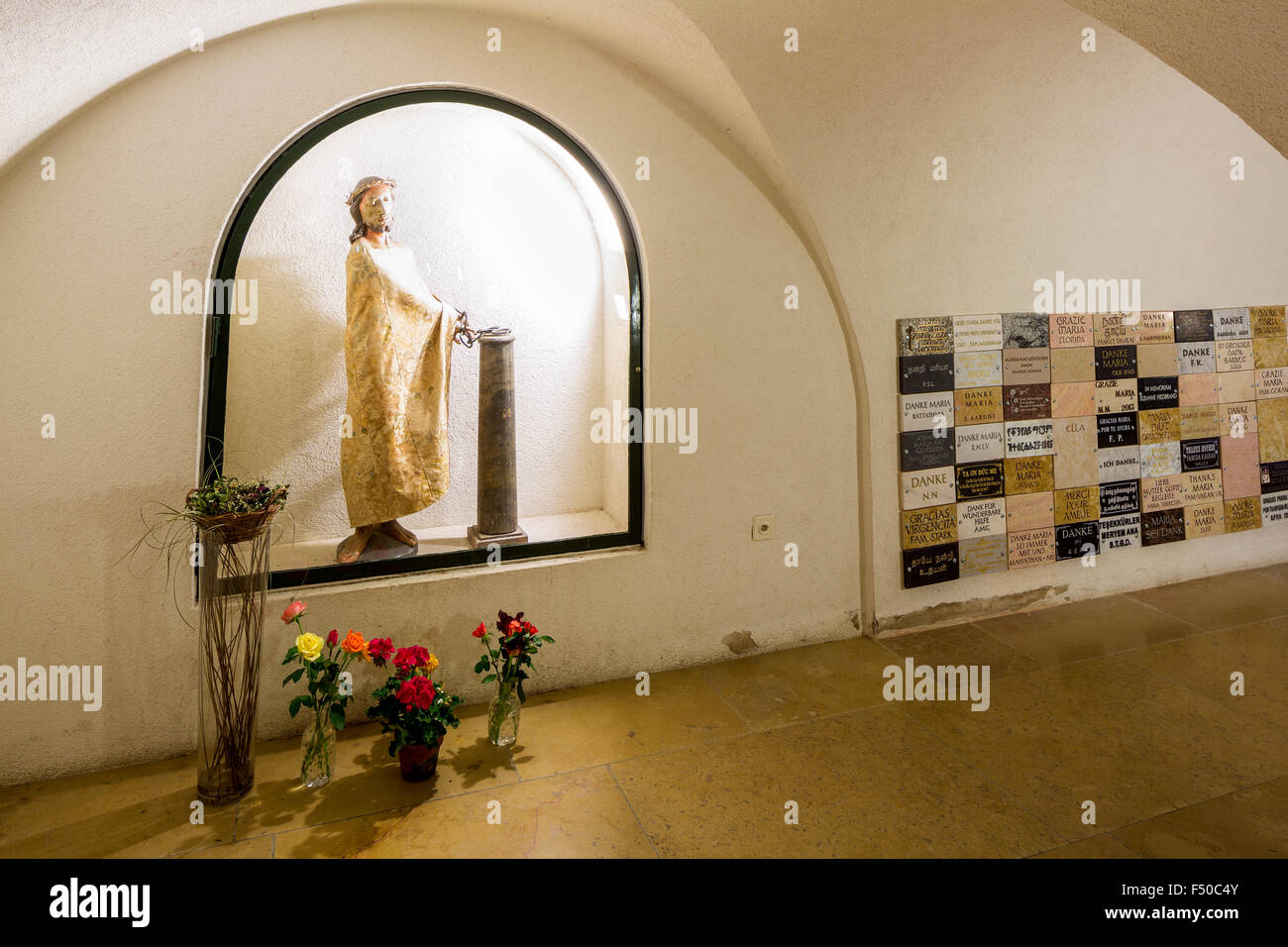Interior of monastery in Metzerlen-Mariastein, Canton Solothurn, Switzerland. Stock Photo