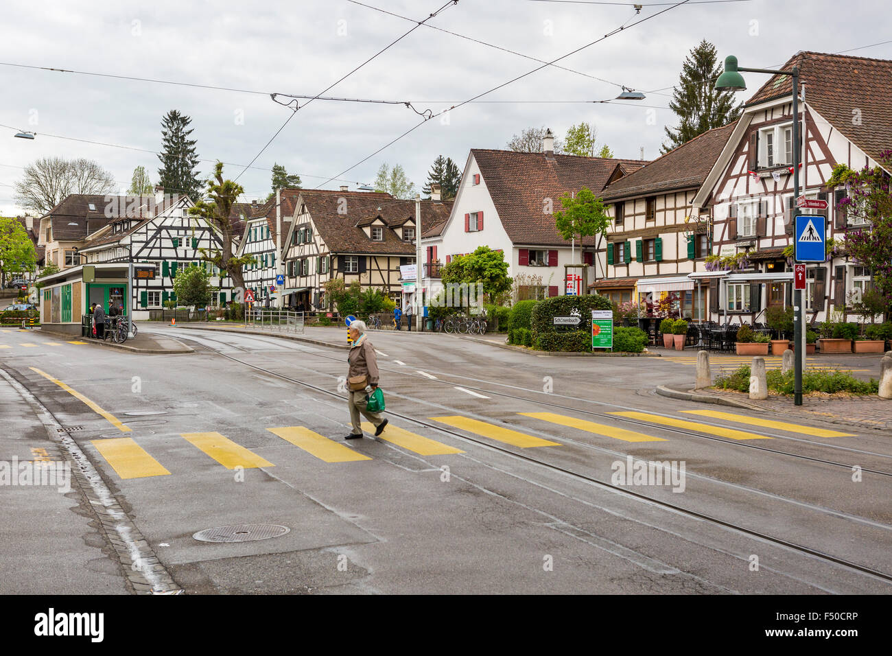 Medieval town Allschwil, Basel, Canton BaselLandschaft, Switzerland Stock Photo Alamy