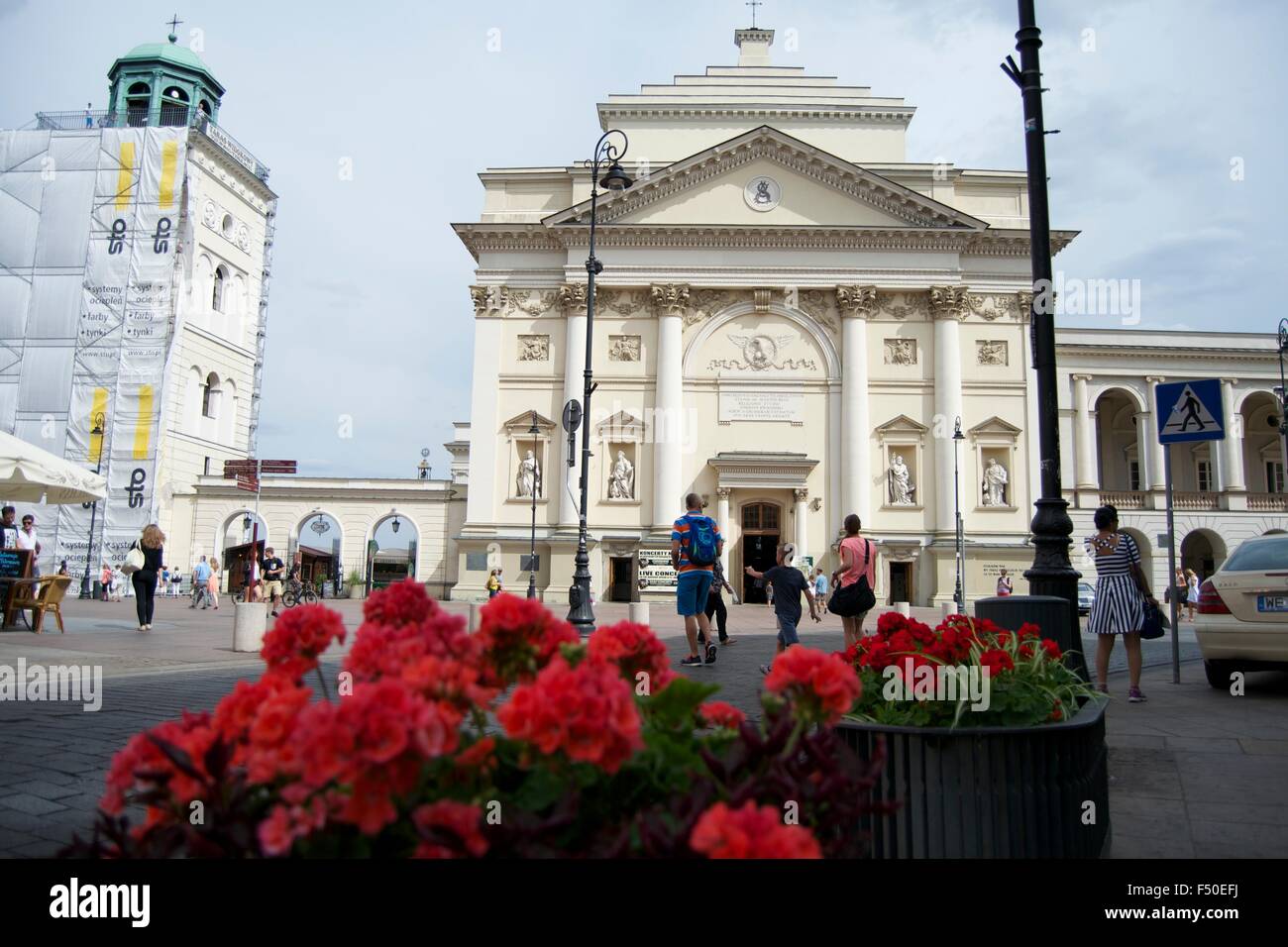 St Anne church building monument heritage Warsaw Stock Photo