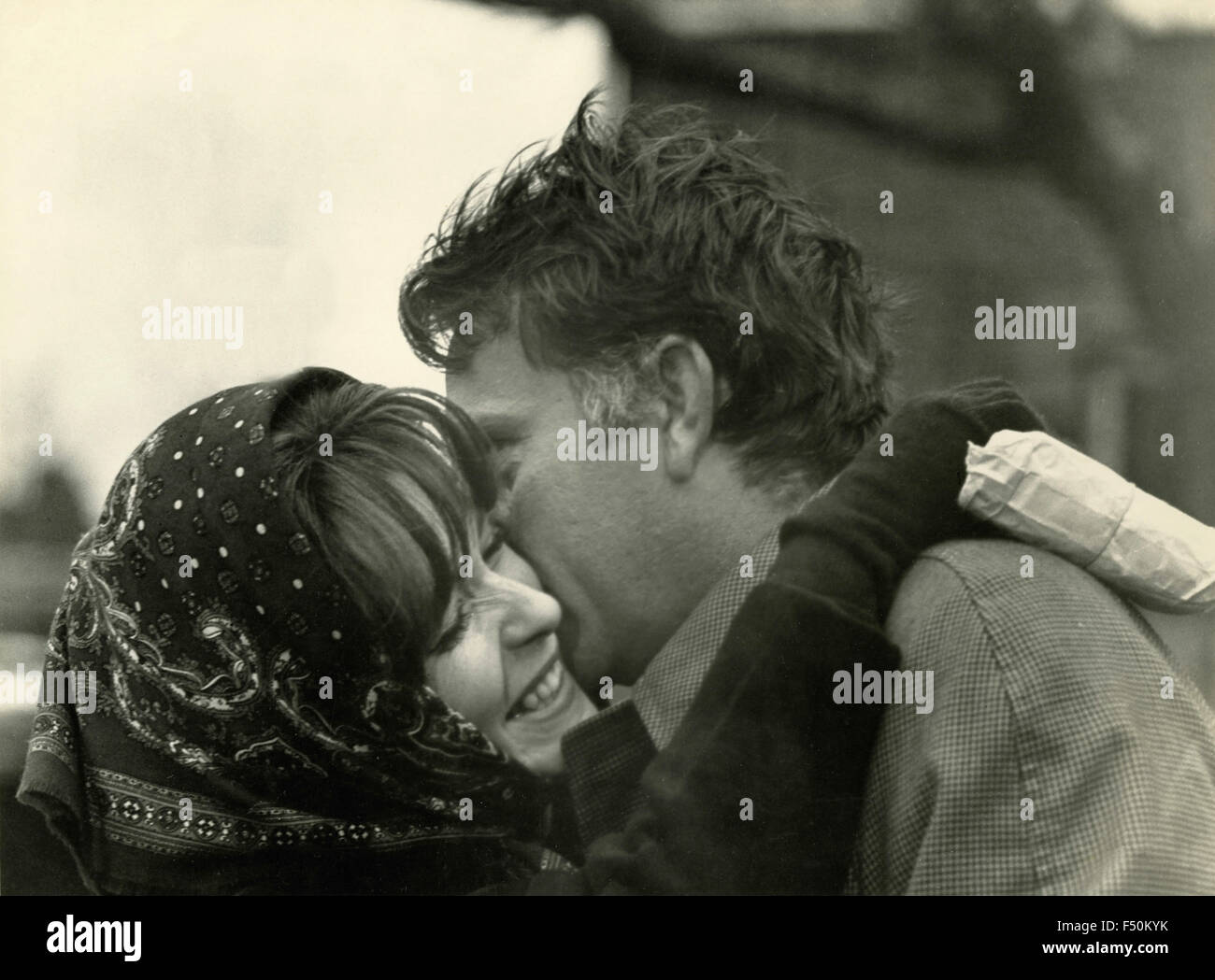 Actors Richard Burton and Claire Bloom in a scene from the film 'The Spy Who Came in from the Cold' , UK 1963 Stock Photo