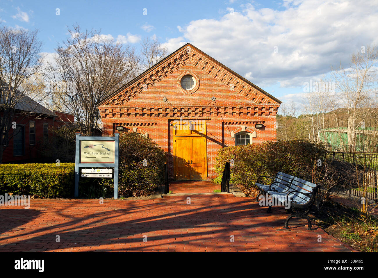 The Great Hall at the Great Falls Discovery Center, Turners Falls