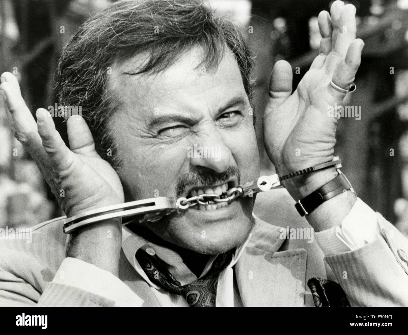 The American actor Eli Wallach in a scene from the film 'The Brain' (Le Cerveau), France Stock Photo