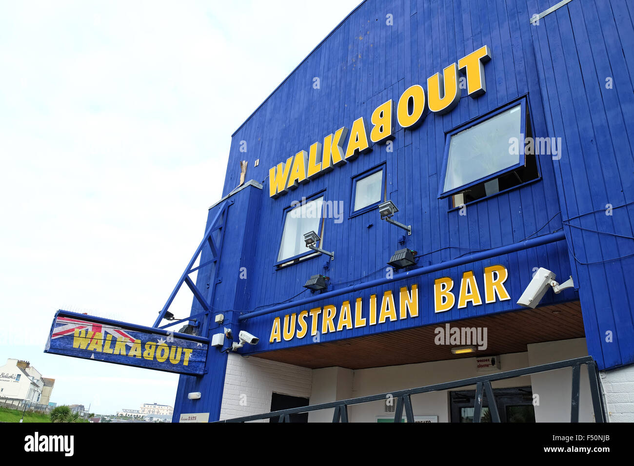 The Walkabout Australian bar in Newquay, Cornwall, UK Stock Photo