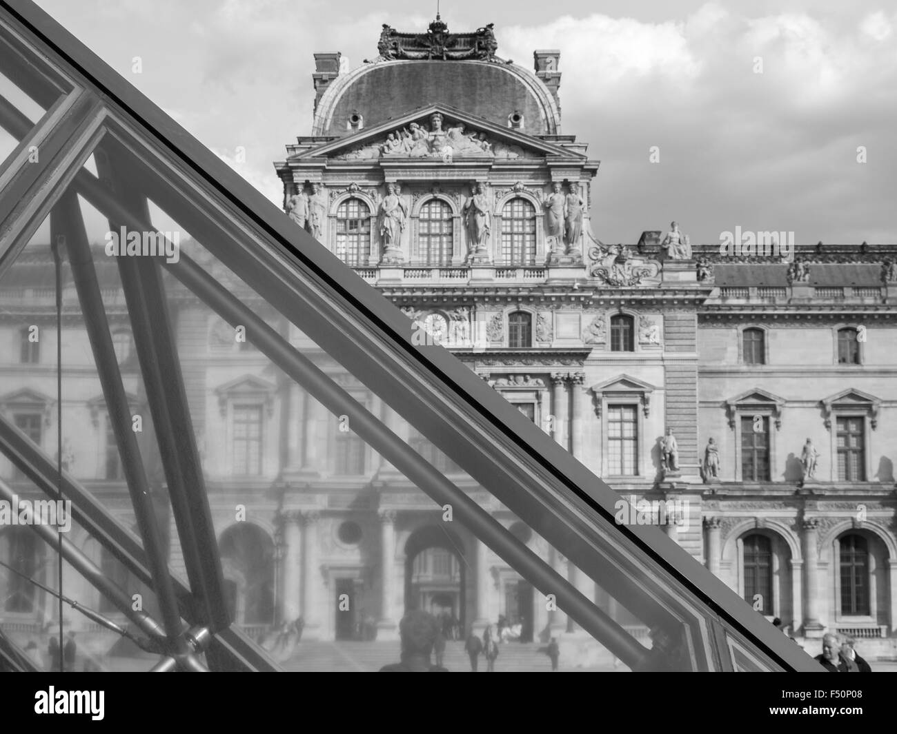 Louvre Museum Stock Photo