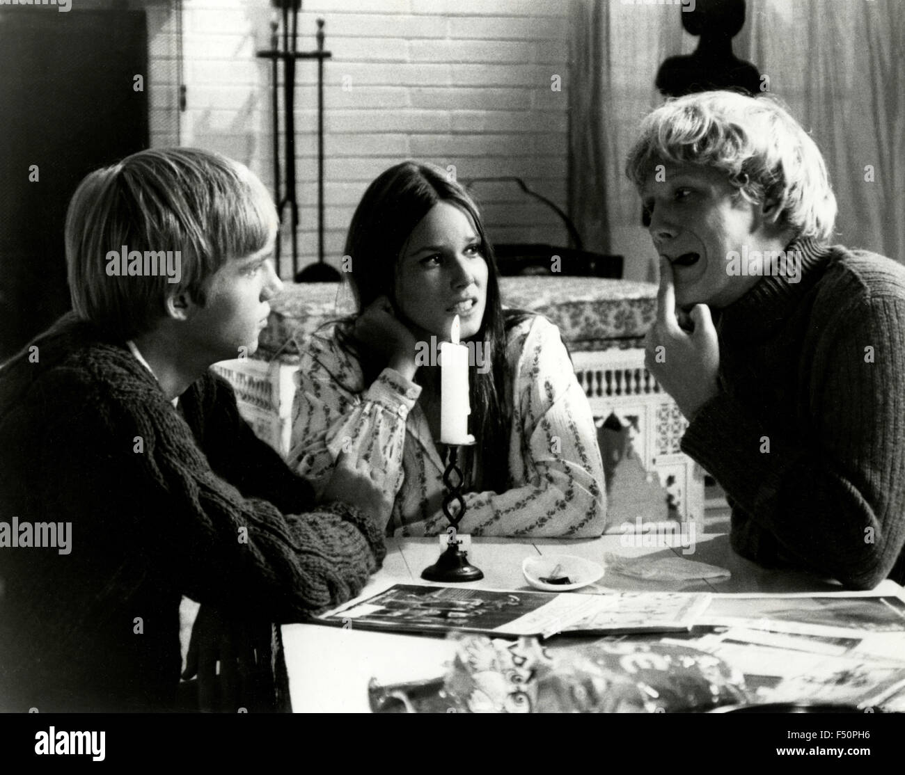 The actors Richard Thomas and Barbara Hershey in a scene from the film 'The Last Summer', USA Stock Photo