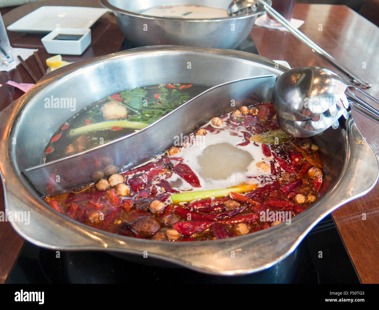 Hotpot sauces Stock Photo