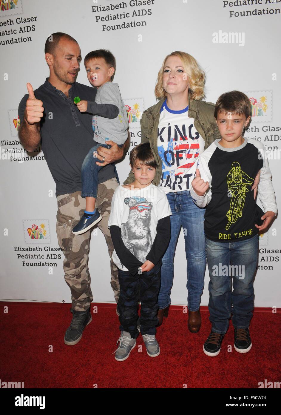 Culver City, CA. 25th Oct, 2015. Melissa Joan Hart, Mark Wilkerson