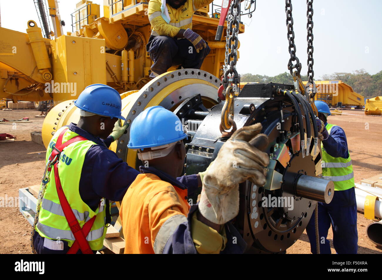 FQM Copper mining operations in Zambia, Africa. Stock Photo