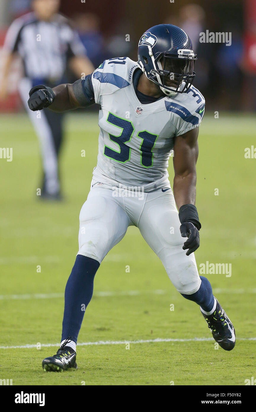 Kam chancellor top action green jersey