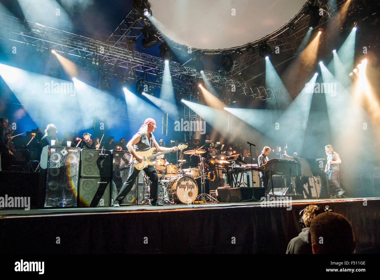 Deep Purple on Concert in Dresden Stock Photo Alamy